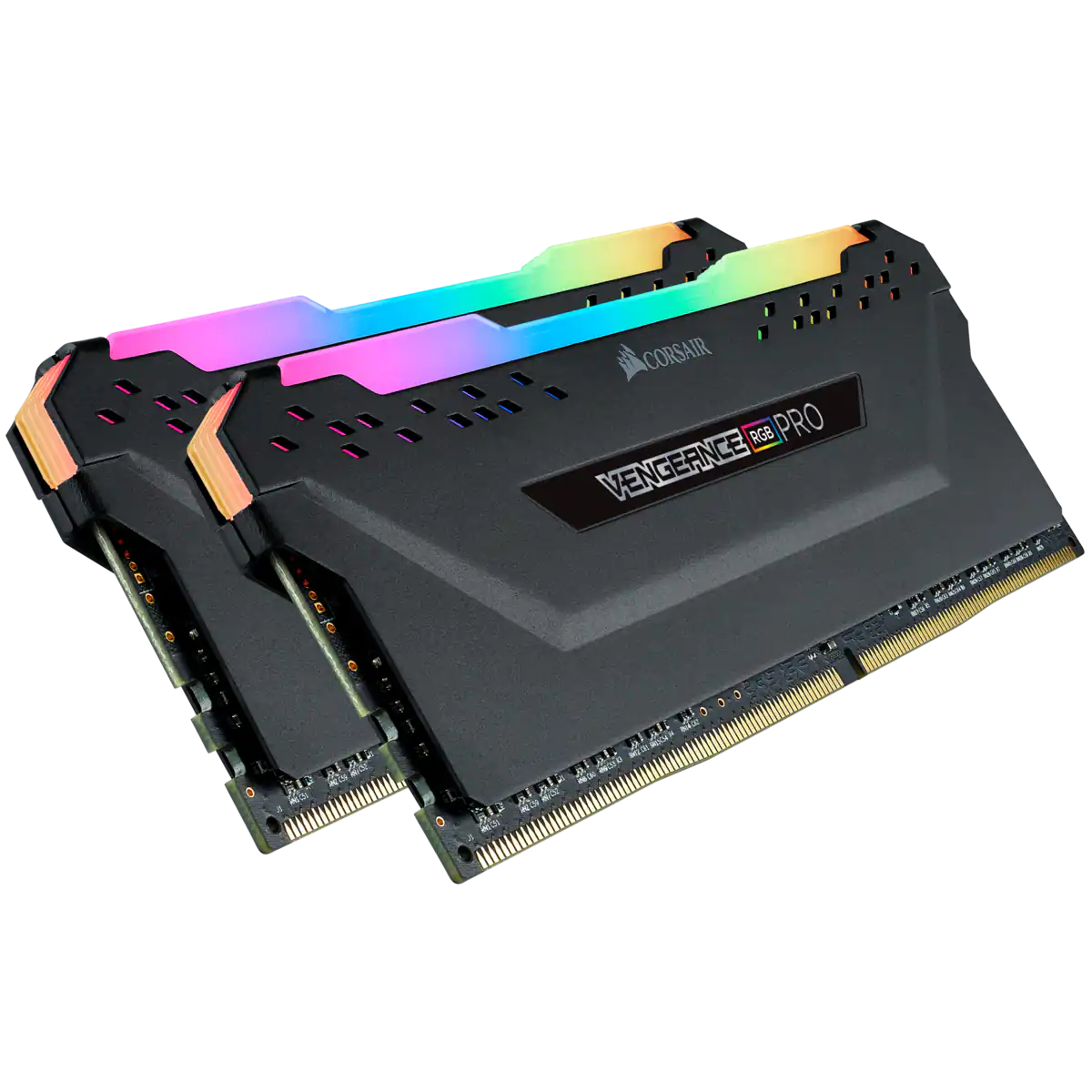 Corsair Vengeance® RGB PRO Intel XMP Certified 16GB (2 x 8GB) DDR4 DRAM 3600MHz C18 Memory Kit — Black